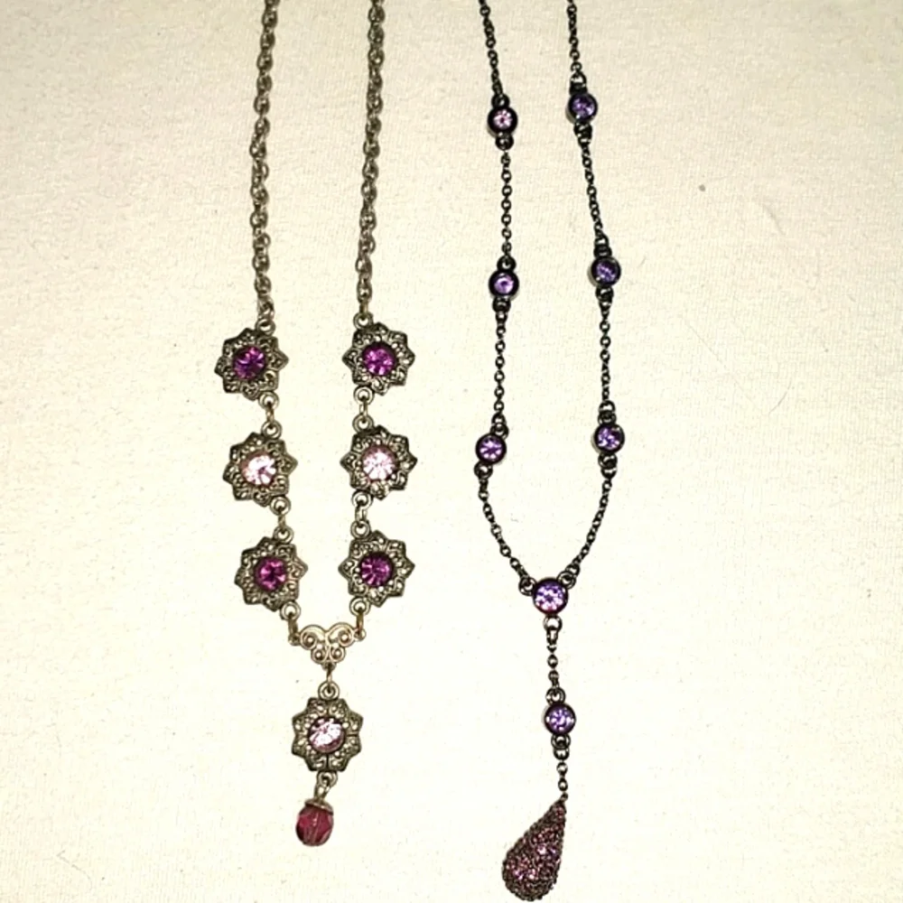 Necklace Jeweled Drop - Picture 1 of 7